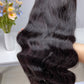 Top Virgin Hair 13*4 13*6 Body Wave #1B Transparent Lace Pre-made Wig Regular